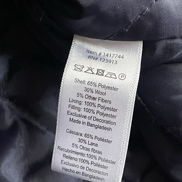 Jachs Plaid Flannel Quilted Lining Shacket Wool Blend Western Country - Picture 5 of 7